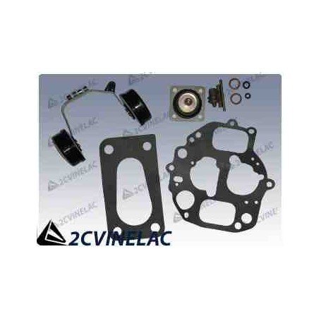 REF 4978. KIT REPARACION CARBURADOR DOBLE CUERPO+FLOTADOR.
